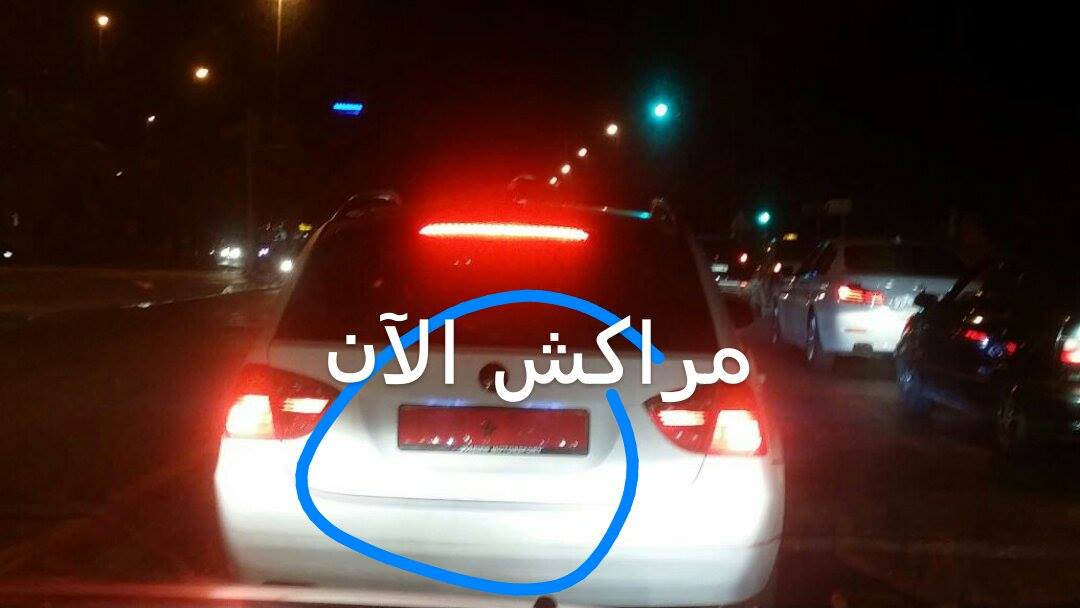 سيارة”غريبة”بدون لوحة ترقيم تجوب شوارع مدينة مراكش+صور