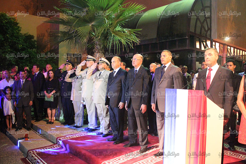 بيكرات والي مراكش يحضر احتفالات قنصلية فرنسا بالعيد الوطني بالمركز الثقافي بحي الغول بجليز +ألبوم صور