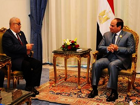 الرئيس المصري السيسي يشارك بالمؤتمر الدولي للمناخ “كوب 22” بمراكش