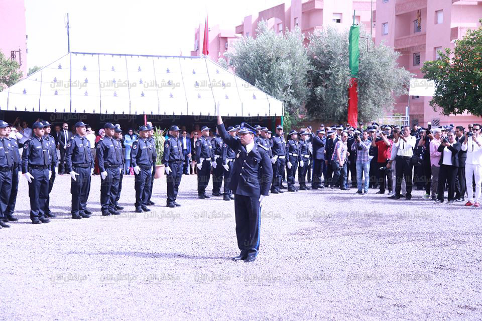 بالفيديو..النشيد الوطني في قلب ولاية أمن مراكش بمناسبة احتفالات الأسرة الأمنية