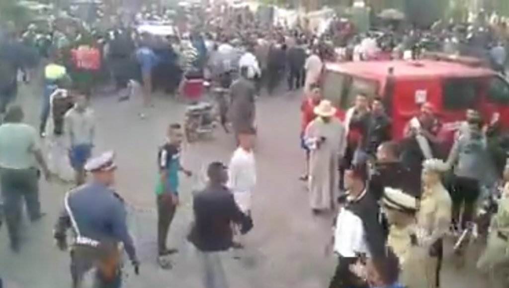 بالفيديو..شاهد لحظة اطلاق النار بعد جريمة القتل باولاد حسون بمراكش
