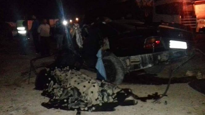 ثلاثة قتلى اثر اصطدام بين تاكسي وسيارة أجنبية بالقنيطرة