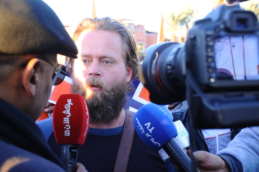 فيديو.. صحفي نرويجي يكشف تفاصيل فاجعة جريمة شمهروش ويدين الفكر الارهابي من مراكش