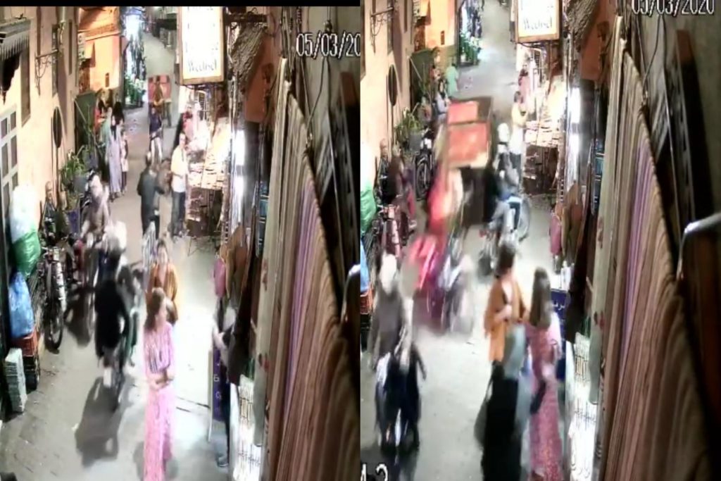 فيديو خطير.. عربة مجرورة تدهس مواطنين بطوالة المواسين بالمدينة العتيقة بمراكش