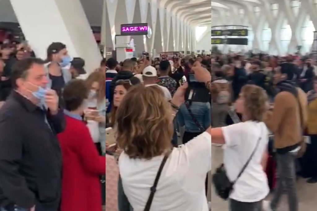 فيديو.. حالة بلوكاج استثنائي بمطار المنارة الدولي بمراكش