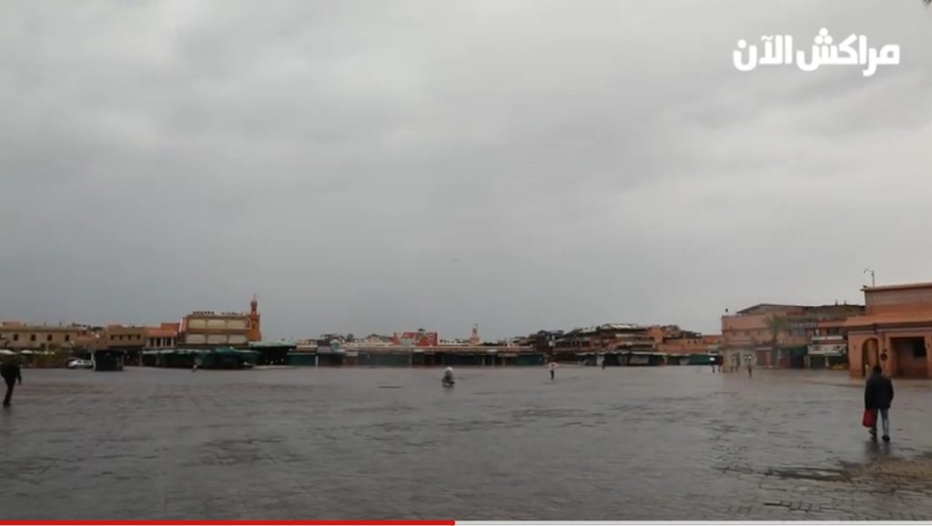 فيديو.. شوارع وساحات مراكش كما لم تشاهدها من قبل.. بسبب جائحة فيروس كورونا