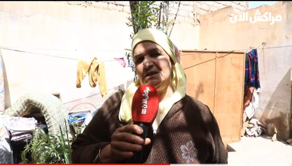 فيديو.. انهيار منزل سيدة بتمصلوحت ضواحي مراكش وتتوسل المواطنين لمساعدتها