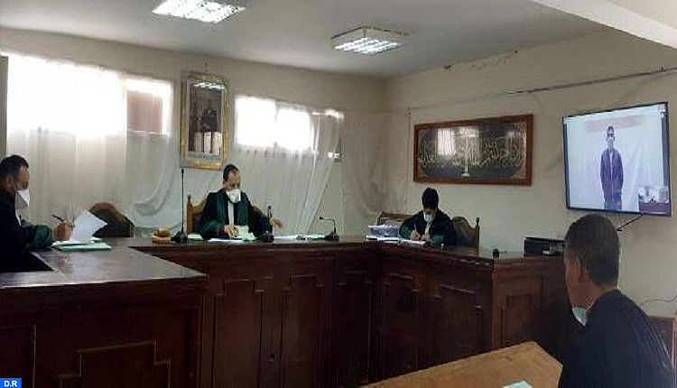 المحكمة الابتدائية باليوسفية تعقد جلسة محاكمة عن بعد