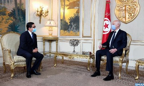 بوريطة ينقل رسالة شفوية من الملك إلى الرئيس التونسي