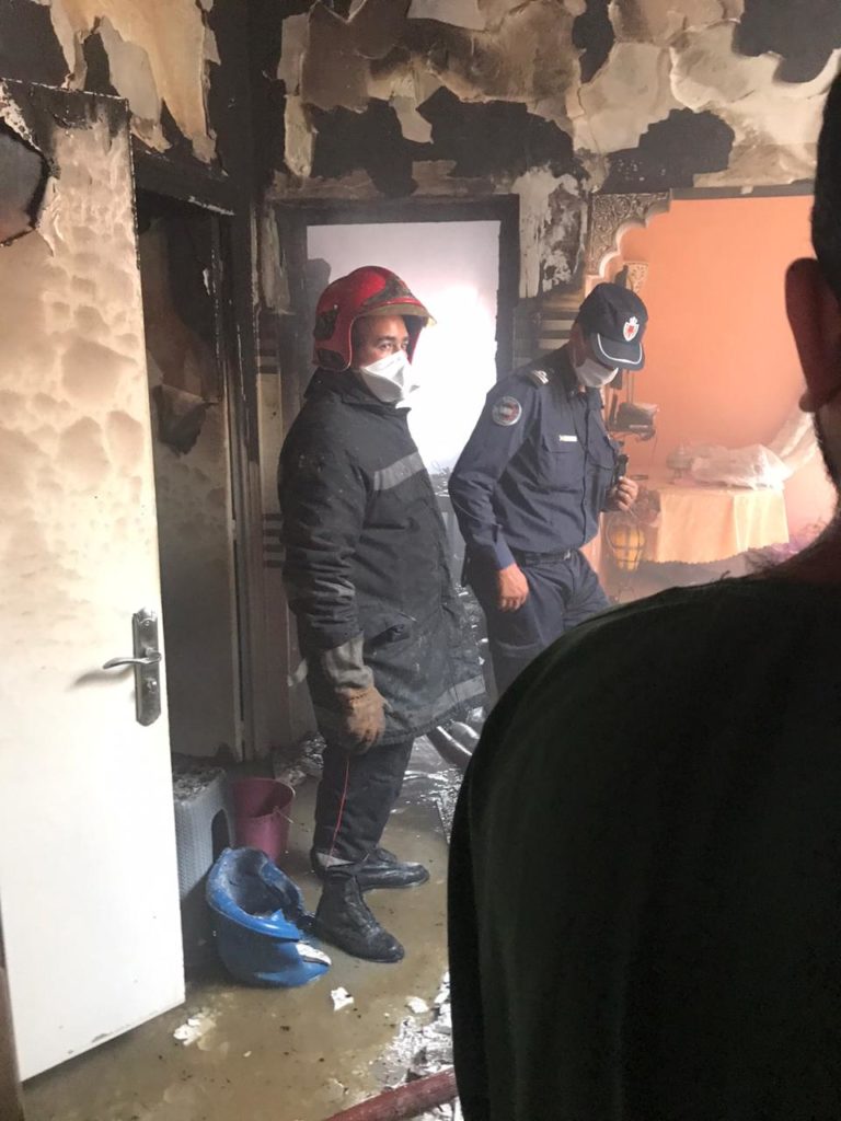 بالصور.. “شارجور” يتسبب في حريق بمنزل بحي بوسكري بمراكش