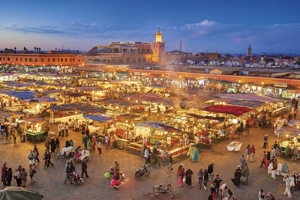 مراكش في المركز الـ 84 عالميا في قائمة أفضل 100 وجهة سياحية خلال الجائحة