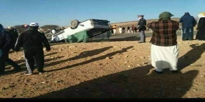 إقليم طاطا.. وفاة شخص وإصابة أزيد من 20 آخرين بجروح في حادثة سير