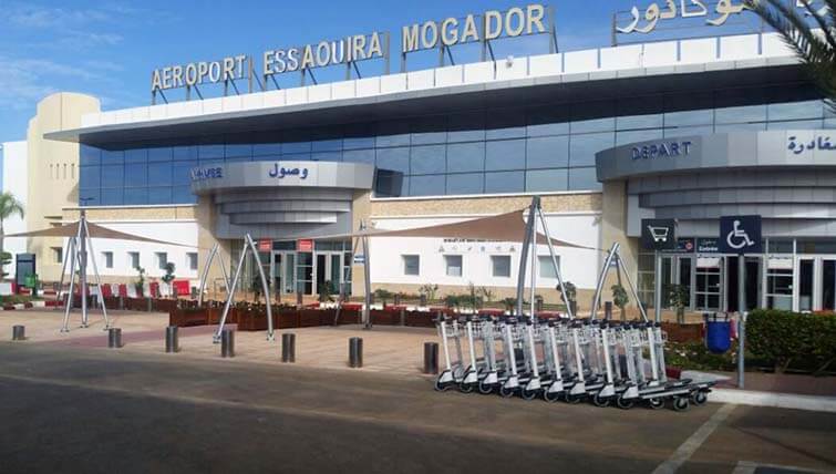 مطار الصويرة موكادور يستقبل زهاء 6200 مسافر ما بين 7 فبراير و31 مارس 2022