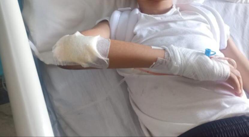 انفجار بالوعة بمراكش يصيب طفلا بإصابات خطيرة بمراكش + صور