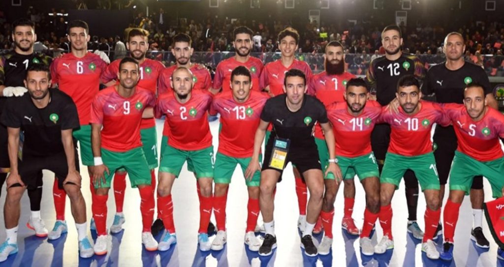 المنتخب المغربي في المجموعة الثانية لكأس العرب لكرة قدم الصالات