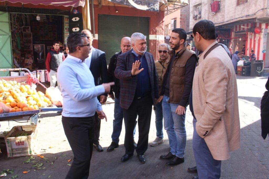 محمد نكيل رئيس مقاطعة سيدي يوسف يقوم بزيارات تفقدية للتعرف على المشاكل التي تعانيها ساكنة المنطقة +صور