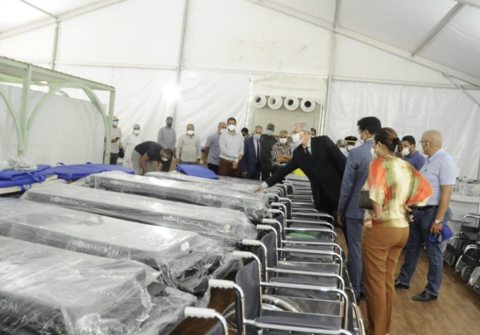 مستشفى ميداني لتعزيز جهود التصدي لفيروس كوفيد-19 بمراكش