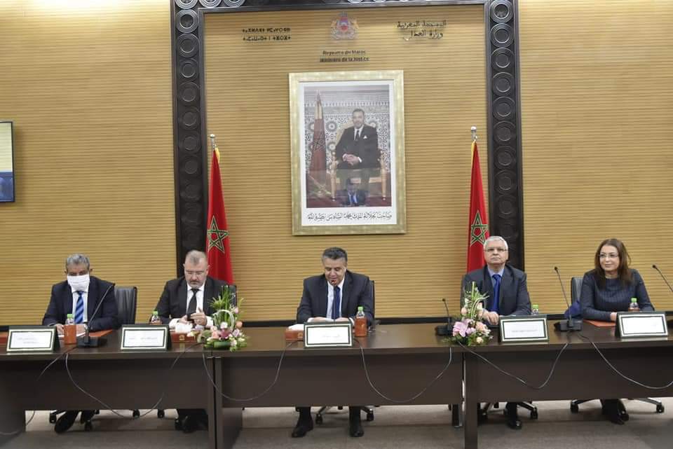 وزير العدل وهبي يشرف على تنصيب مدير الشؤون المدنية بنسالم أوديجا