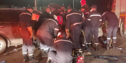 8 وفيات من بينهم 4 من عائلة واحدة في حادث سير مفجعة بالداخلة