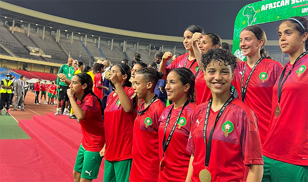 المنتخب المغربي النسوي يحرز لقب بطولة إفريقيا المدرسية لكرة القدم