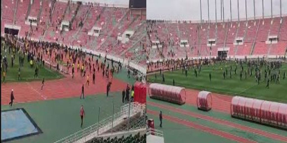 أحداث شغب خطيرة بعد نهاية مباراة الجيش الملكي والمغرب الفاسي