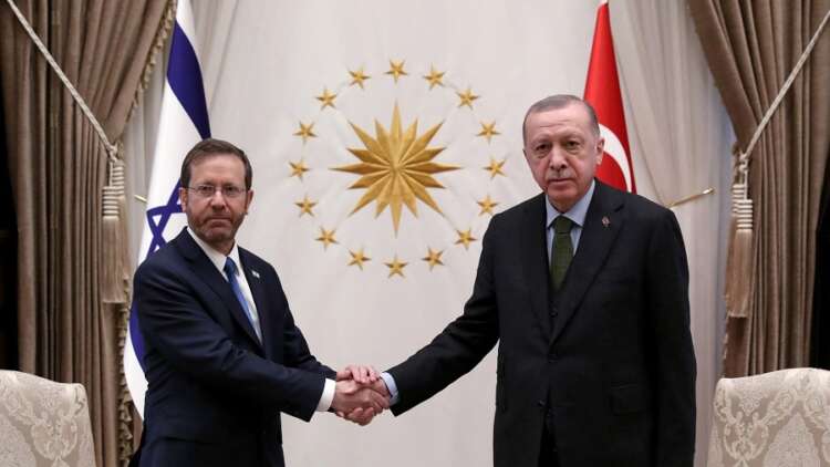 أردوغان يخصص استقبالا رسميا للرئيس الإسرائيلي