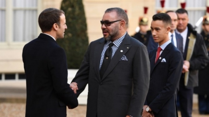 الملك محمد السادس يهنئ إيمانويل ماكرون بمناسبة إنتخابه لولاية ثانية رئيسا لفرنسا