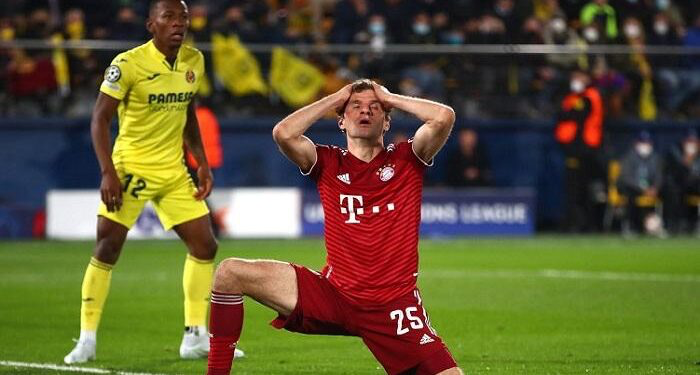 العملاق البافاري يغادر دوري أبطال أوروبا أمام فياريال
