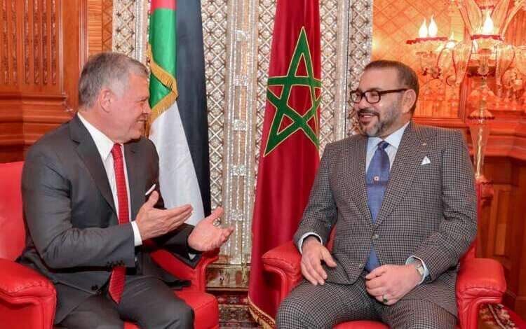 الملك محمد السادس يجري مكالمة هاتفية مع عاهل المملكة الأردنية الهاشمية