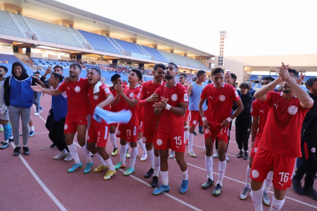 الكوكب المراكشي ينجو من الهبوط مؤقتا بريمونتادا ضد الاتحاد الاسلامي الوجدي +صور