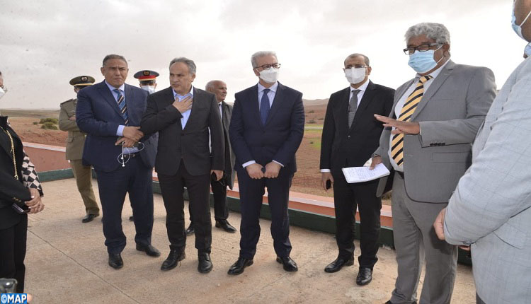 وفد رسمي من جهة مراكش اسفي يقوم بزيارات تفقدية لعدد من المشاريع التنموية باليوسفية