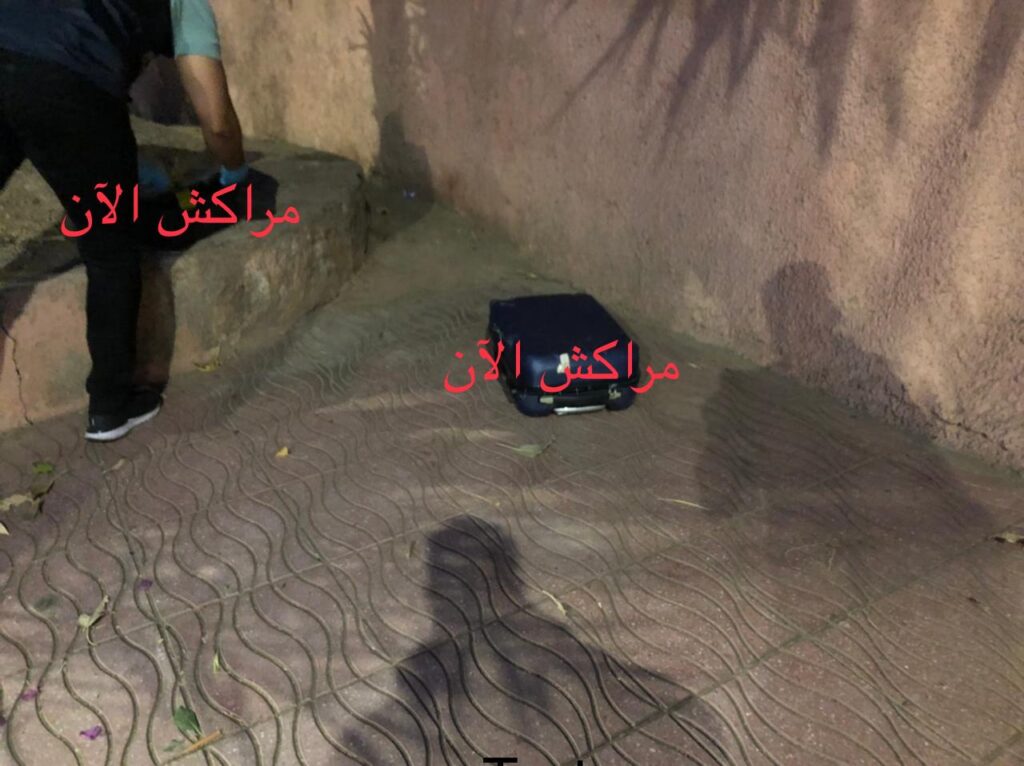 عاجل..العثور على حقيبة بشارع مولاي عبدالله يستنفر امن مراكش +صور