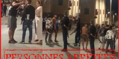 أمن سطات يتفاعل مع فيديو لأشخاص يتبادلون العنف باستعمال أسلحة بيضاء