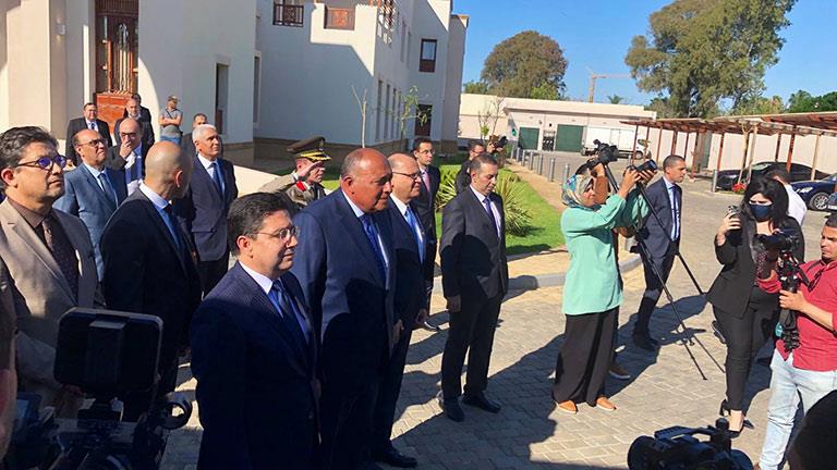 وزير الخارجية المصري يؤكد موقف بلاده الداعم للوحدة الترابية للمملكة المغربية والتزامها بالحل الأممي لقضية الصحراء