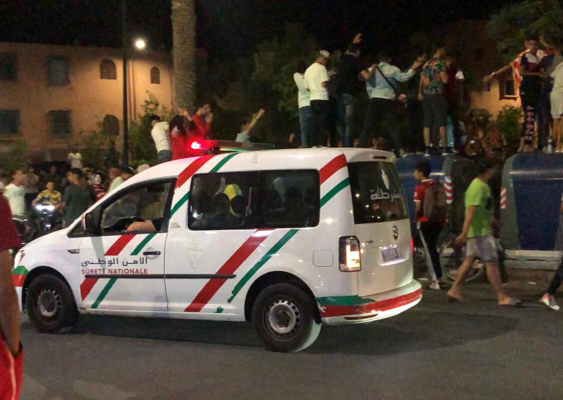 فوضى وشغب خلال احتفالات جمهور الوداد بمراكش +صور