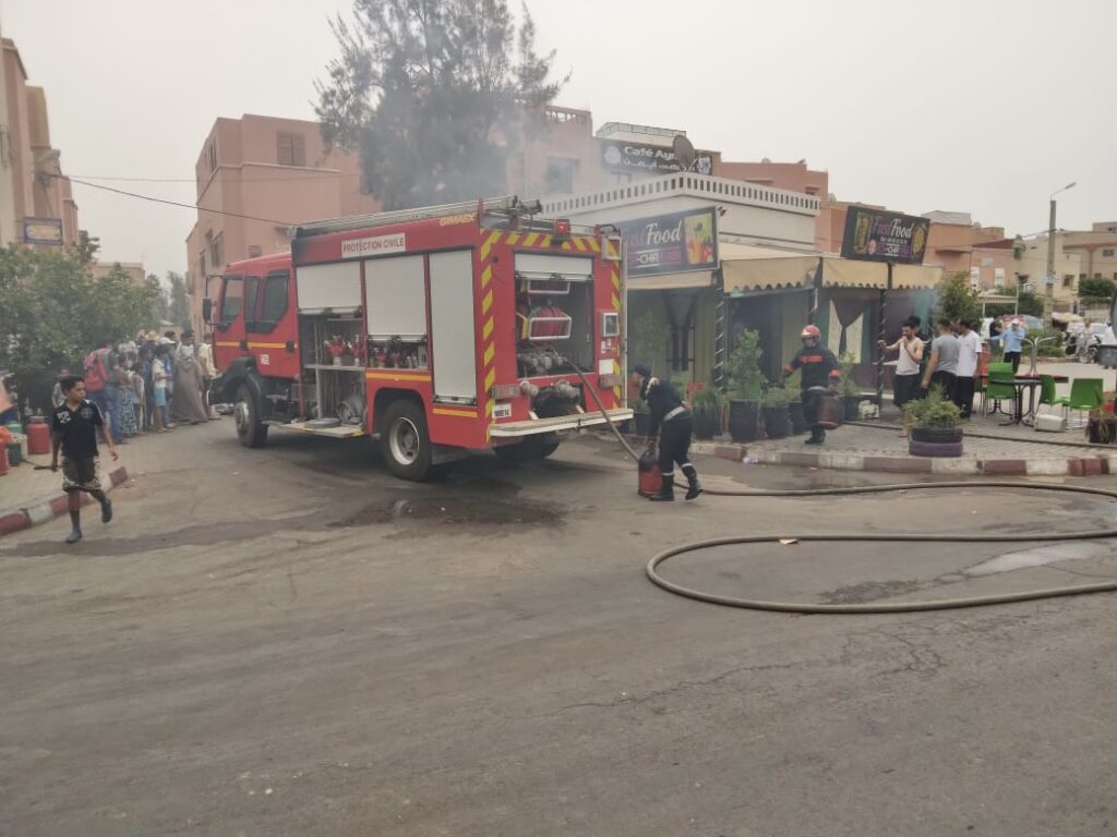اندلاع حريق في محل لبيع المأكولات الخفيفة يخلف خسائر مادية مهمة بقلعة السراغنة