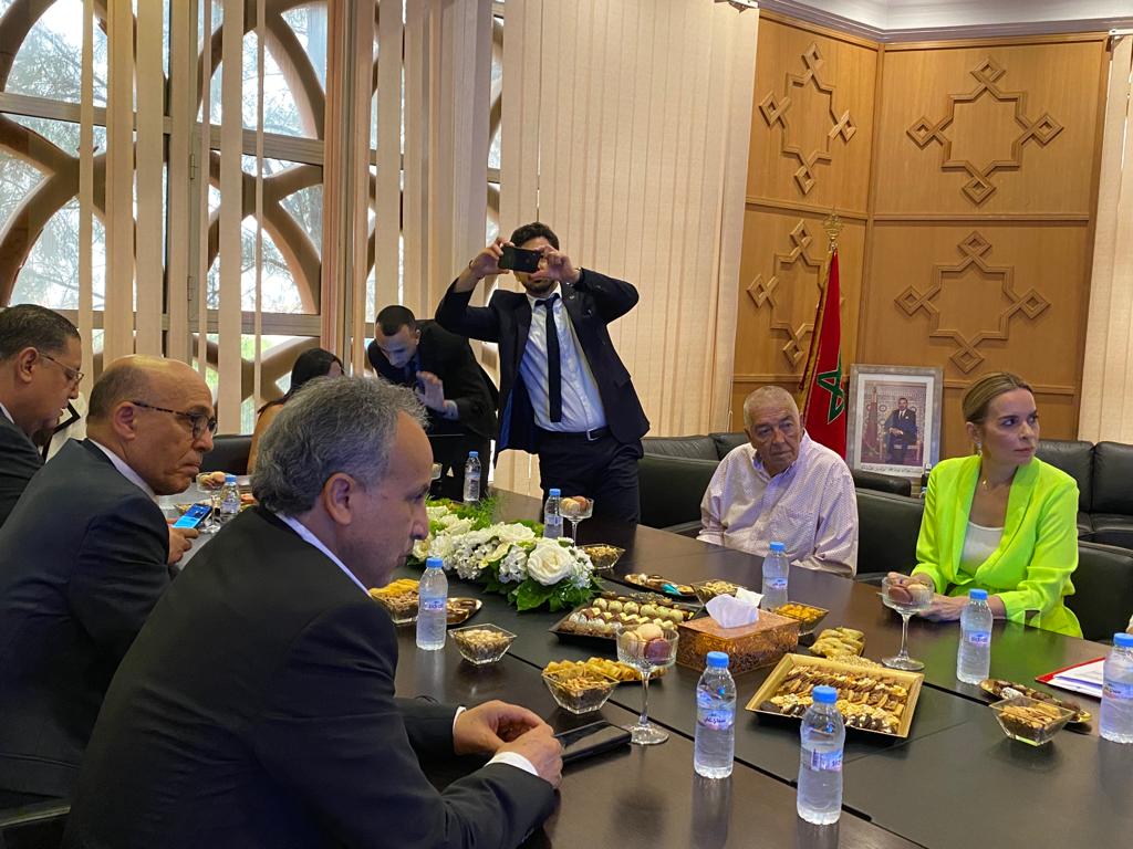 كودار رئيس جهة مراكش آسفي يستقبل رئيسة برلمان أمريكا اللاتينية والكراييب