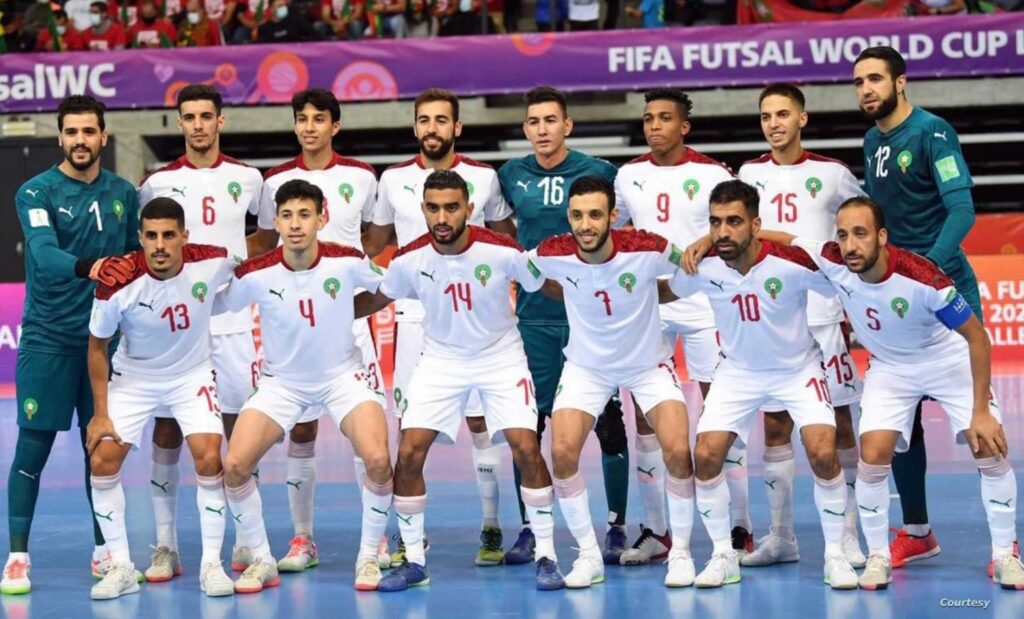 المنتخب المغربي يتأهل لنهائي كأس العرب لكرة القدم داخل القاعة بعد تجاوزه المنتخب المصري 5-2