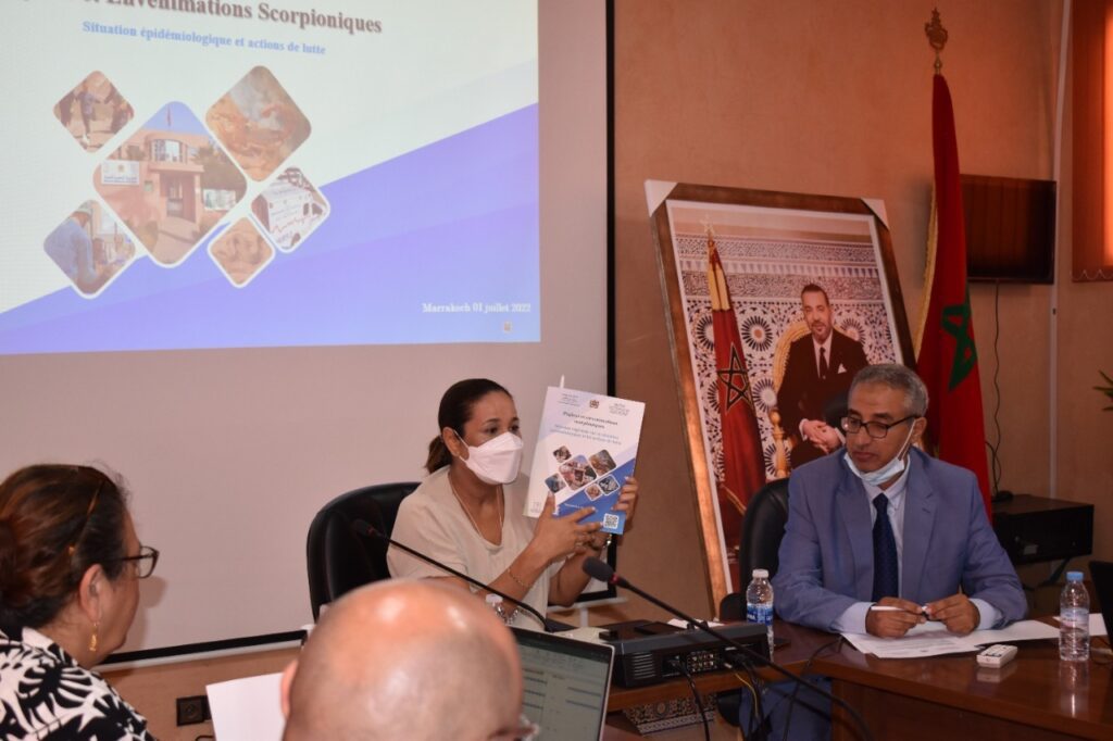 المديرية الجهوية للصحة والحماية الاجتماعية بجهة مراكش اسفي تعقد اجتماعات دورية في إطار مكافحة لسعات العقارب ولدغات الافاعي
