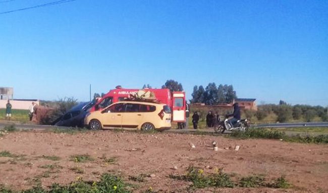 حادثة سير تخلف مصرع ثلاثيني من جماعة اولاد اصبيح قرب قلعة السراغنة