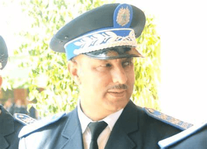 الادارة العامة للأمن الوطني ترقي العميد بوريال رئيسا للمنطقة الاقليمية الرابعة بالمحاميد
