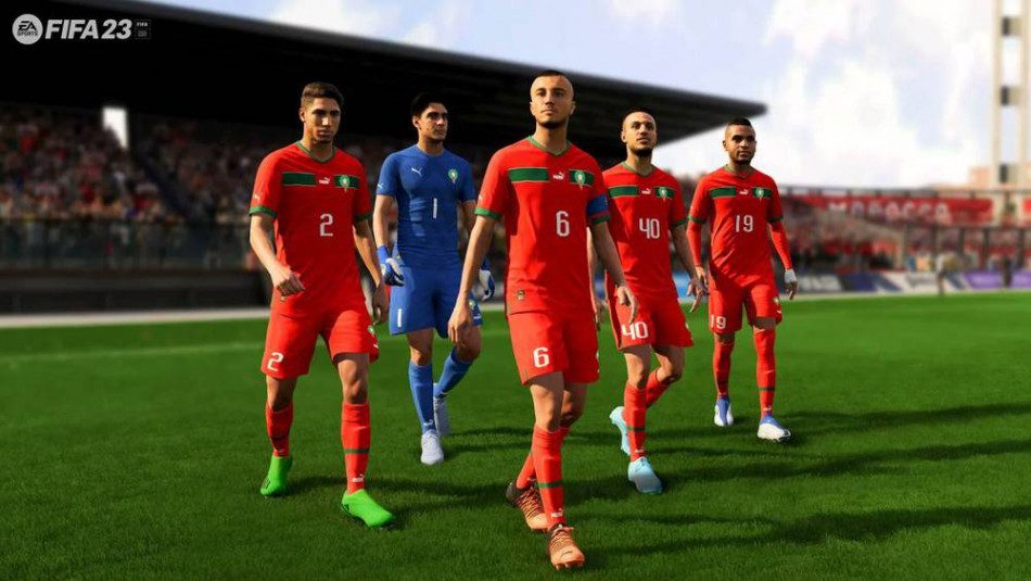 الأسود في لعبة فيفا “EA SPORT FIFA”