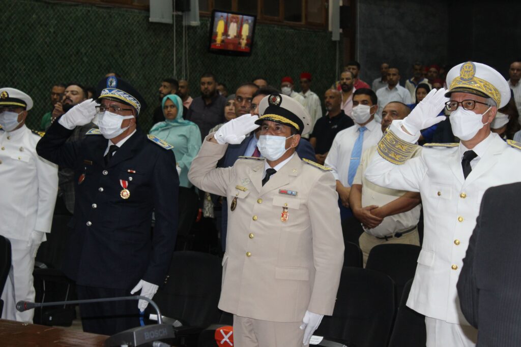 قسي لحلو والي جهة مراكش اسفي يترأس مراسيم الانصات للخطاب الملكي السامي بمناسبة الذكرى 69 لثورة الملك والشعب +صور