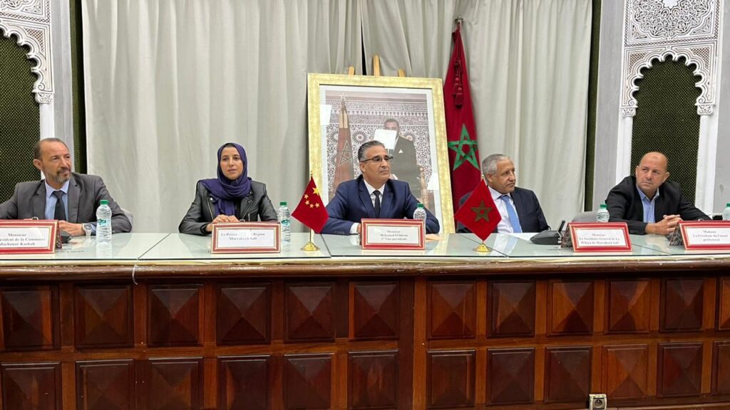 بالصور … انطلاق مراسيم توقيع اتفاقية التوأمة بين مراكش ومدينة سوتزو الصينية