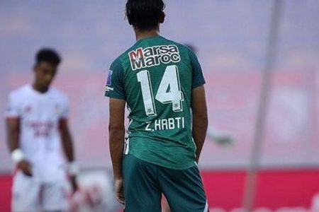 الرجاء الرياضي يتعادل مع ضيفه المغرب التطواني (1-1)