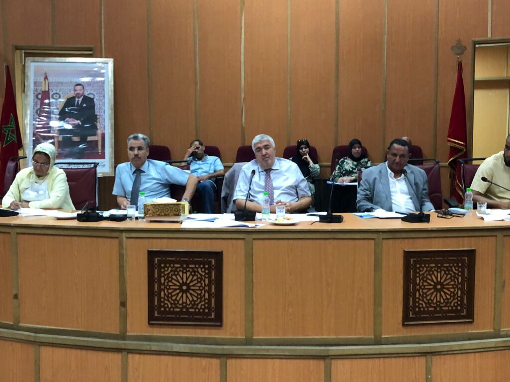 مجلس مقاطعة سيدي يوسف بن علي يعقد دورته العادية لشهر شتنبر +صور