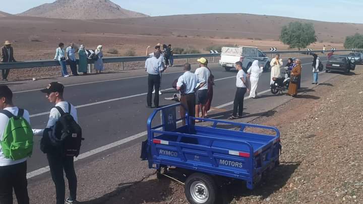 مصرع سائق “تريبورتور” في حادث اصطدام حافلة قرب قلعة السراغنة