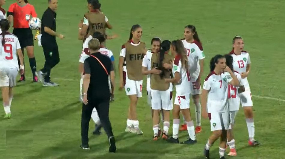فوز فتيات المغرب على الهند بمونديال الهند