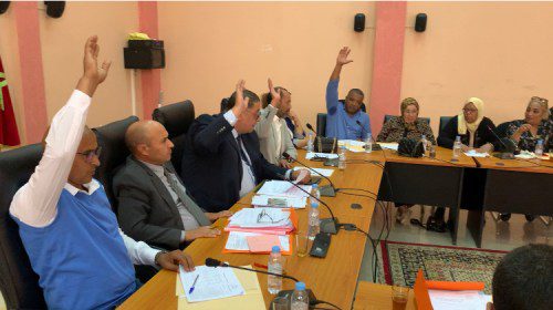 أعضاء مجلس جماعة المشور القصبة يصوتون بالأغلبية على مشروع ميزانية السنة المالية 2023