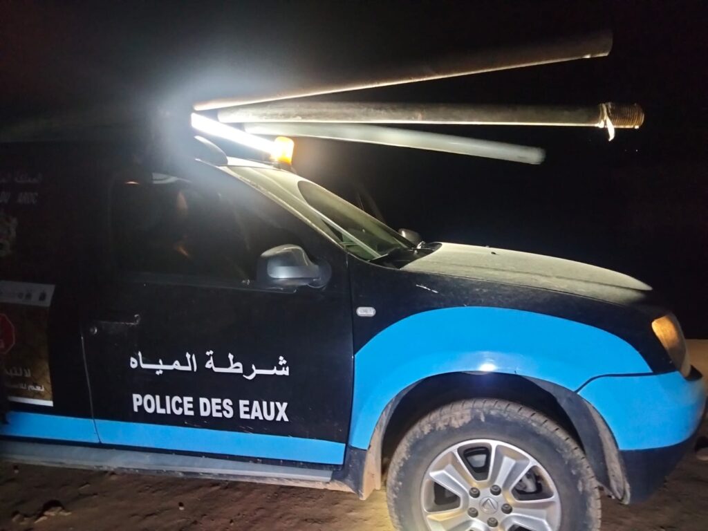 شرطة الماء وعناصر الدرك تعتقل متورطين في سرقة الماء من “زرابة” باقليم الحوز